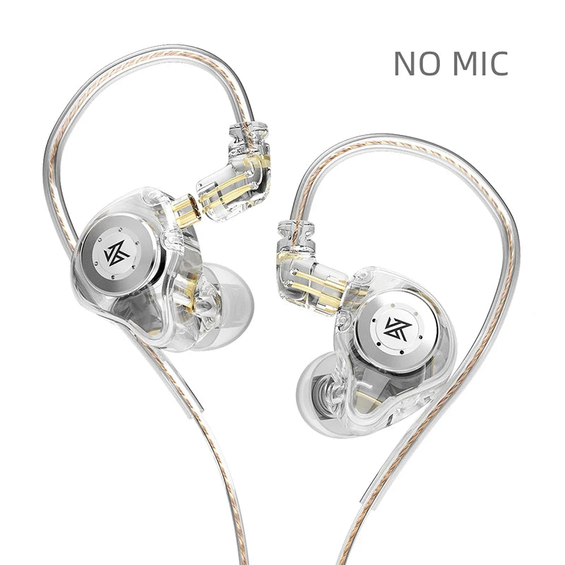 KZ EDX PRO Dynamic Wired Earphones HIFI Stereo Bass Music Earbuds In Ear Sport Headphones Noise Cancelling Gaming Headset PK ZSN