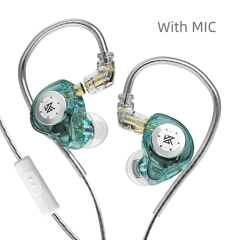 KZ EDX PRO Dynamic Wired Earphones HIFI Stereo Bass Music Earbuds In Ear Sport Headphones Noise Cancelling Gaming Headset PK ZSN