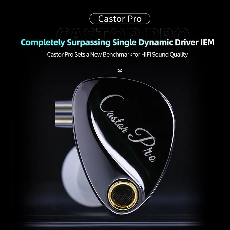 KZ Castor PRO 2DD Dynamic in Ear Earphones High-end