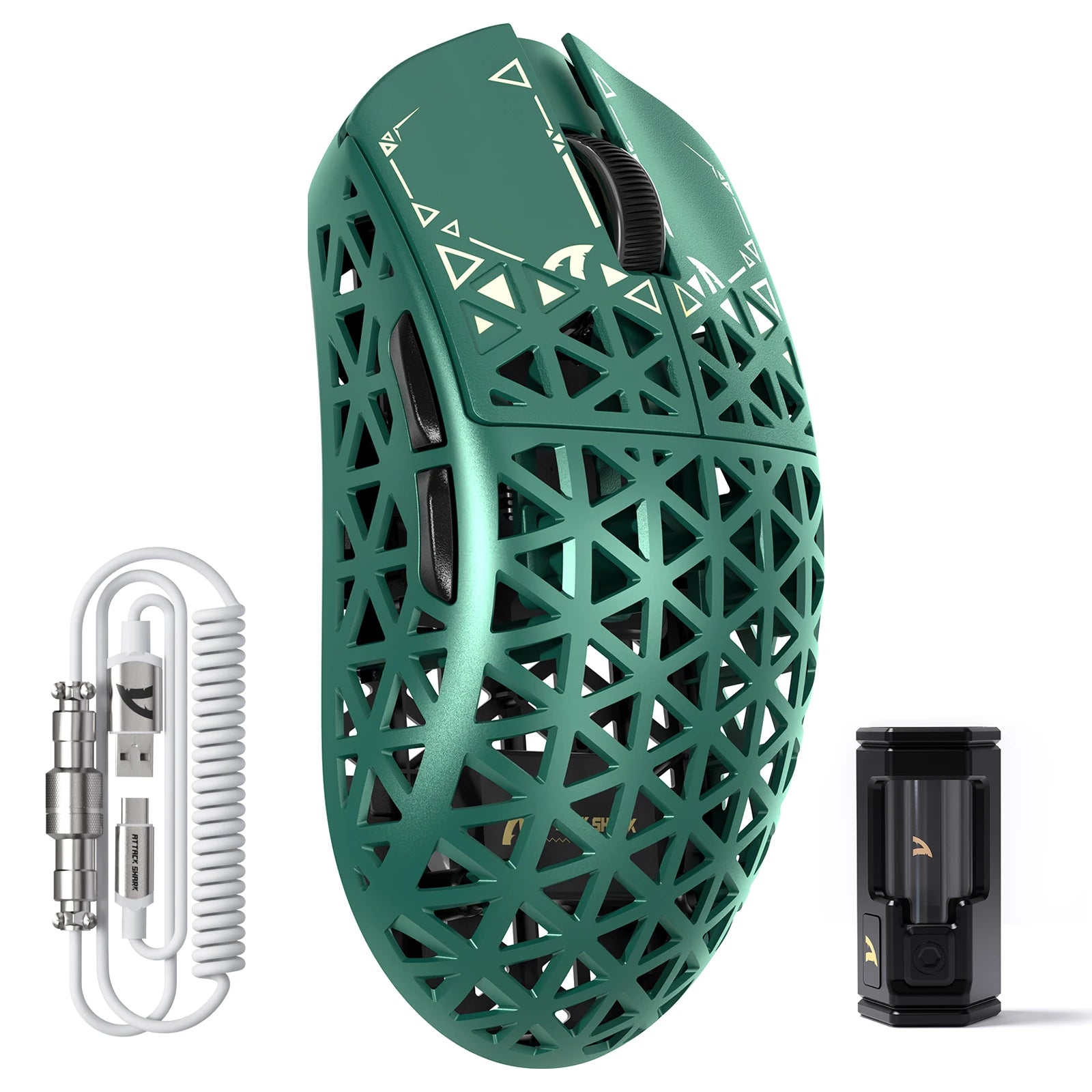 ATTACK SHARK R5Ultra Wireless de Fibra de Carbono 8K PAW3950MAX