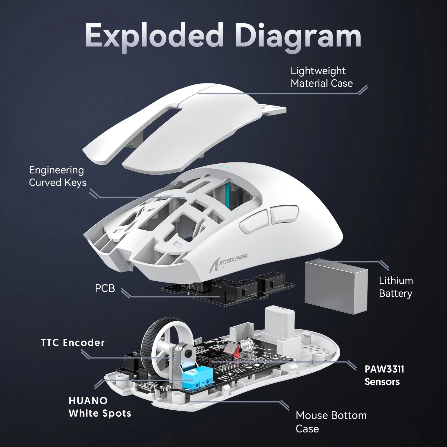 ATTACK SHARK X11-Mouse