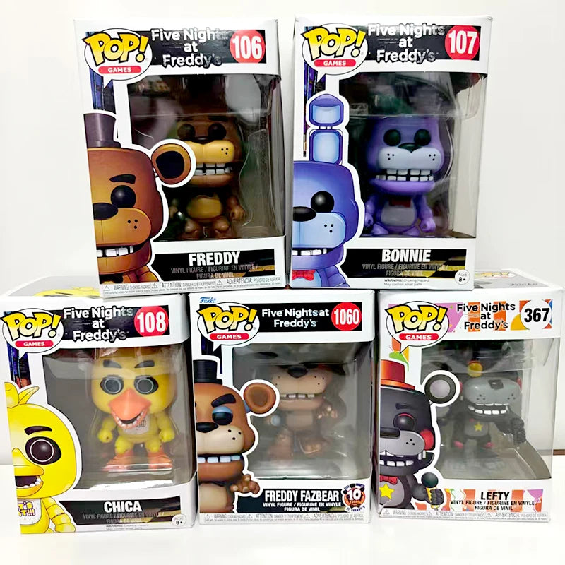 Funko Pop Five Nights at Freddy's  Bonnie/Freddy/Chica/Foxy #106 107 108 110 1060Limited Edition Model Toy Collect Statue Doll