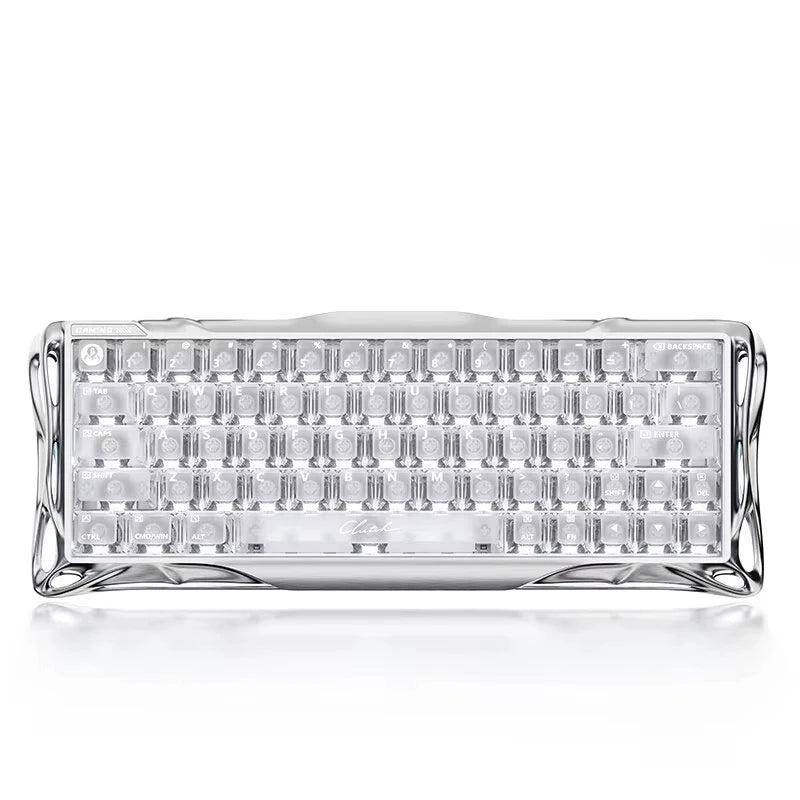 Teclado Gamer Magnético Gravastar V80 Pro, Switches Magnéticos UFO de 0,1 mm