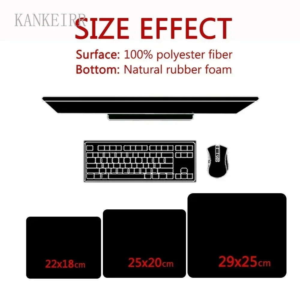 Chinese Character "Love"  Gaming Mouse Pad XS Mousepad Game Professional E-Sports Small Mouse Mat Locking Edge Laptop Desk Mat