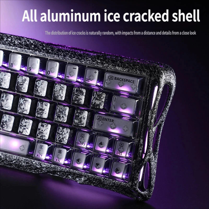 Gravastar V60 Pro Magnetic Gaming Keyboard, UFO Magnetic Switches, Wired 8000Hz Polling Rate, RGB Backlit, 60% Compact