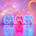 Chi-buy LED Neon Gamer Gamepad USB Powered Neon Signs Decor Lamp Signs Birthday Gift Wall Art For Bedroom Room Bar Shop