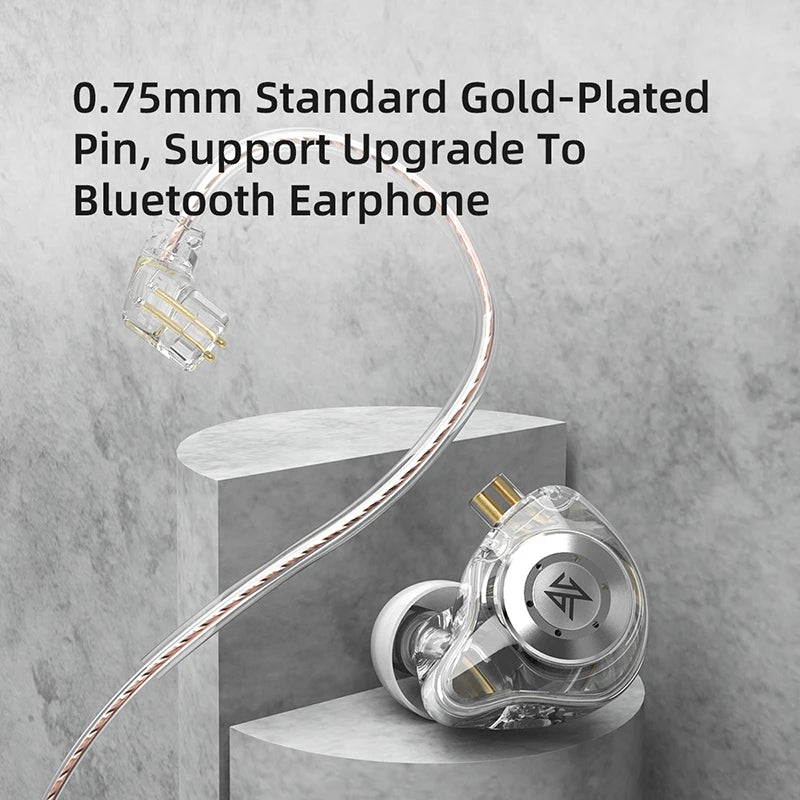 KZ EDX PRO Dynamic Wired Earphones HIFI Stereo Bass Music Earbuds In Ear Sport Headphones Noise Cancelling Gaming Headset PK ZSN