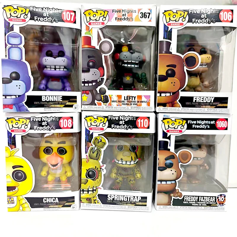 Funko Pop Five Nights at Freddy's  Bonnie/Freddy/Chica/Foxy #106 107 108 110 1060Limited Edition Model Toy Collect Statue Doll