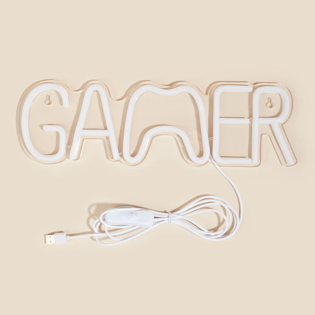 Chi-buy LED Neon Gamer Gamepad USB Powered Neon Signs Decor Lamp Signs Birthday Gift Wall Art For Bedroom Room Bar Shop