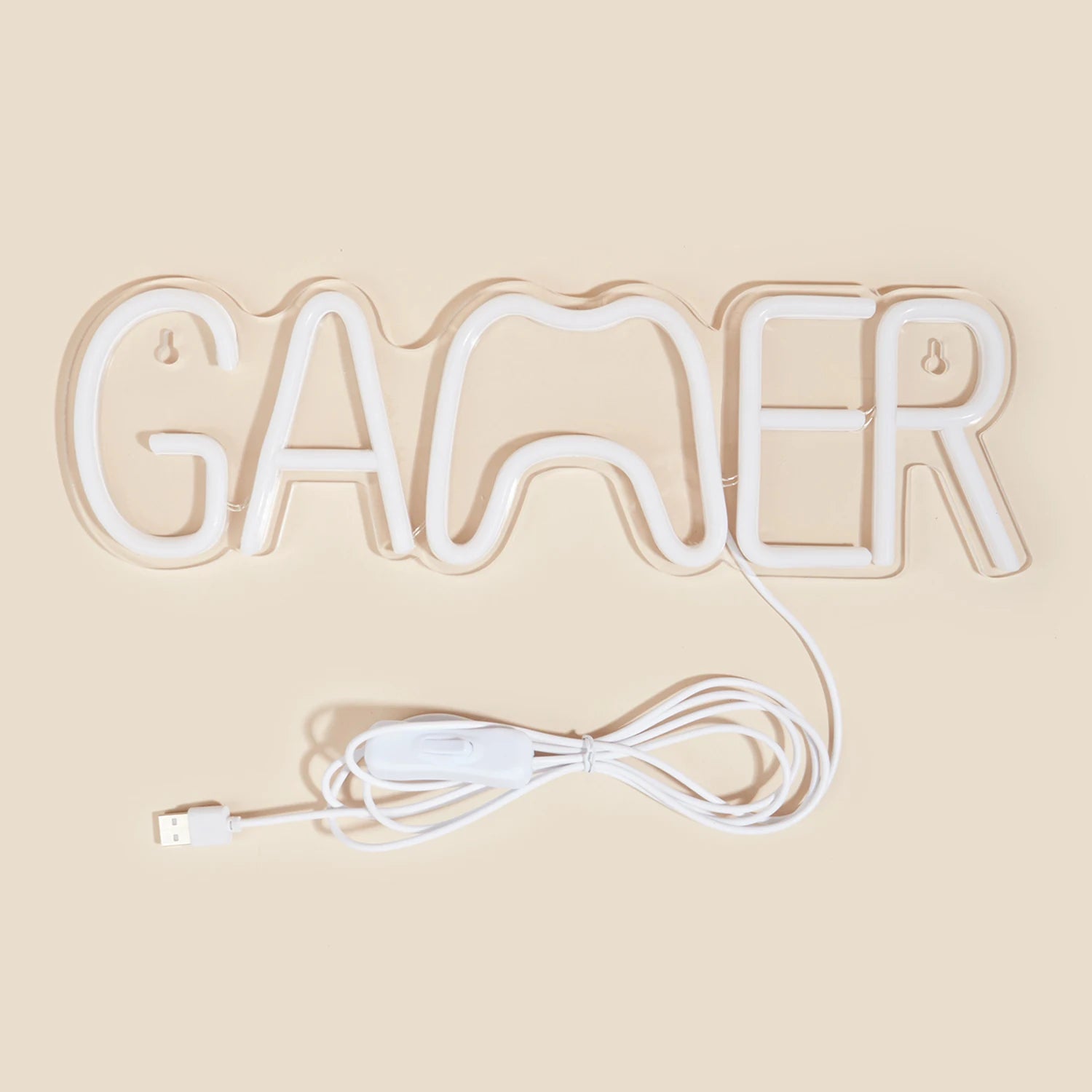 Chi-buy LED Neon Gamer Gamepad USB Powered Neon Signs Decor Lamp Signs Birthday Gift Wall Art For Bedroom Room Bar Shop